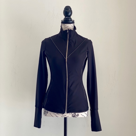 X By Gottex Metallic Line Fitted Jacket - Picture 5 of 9